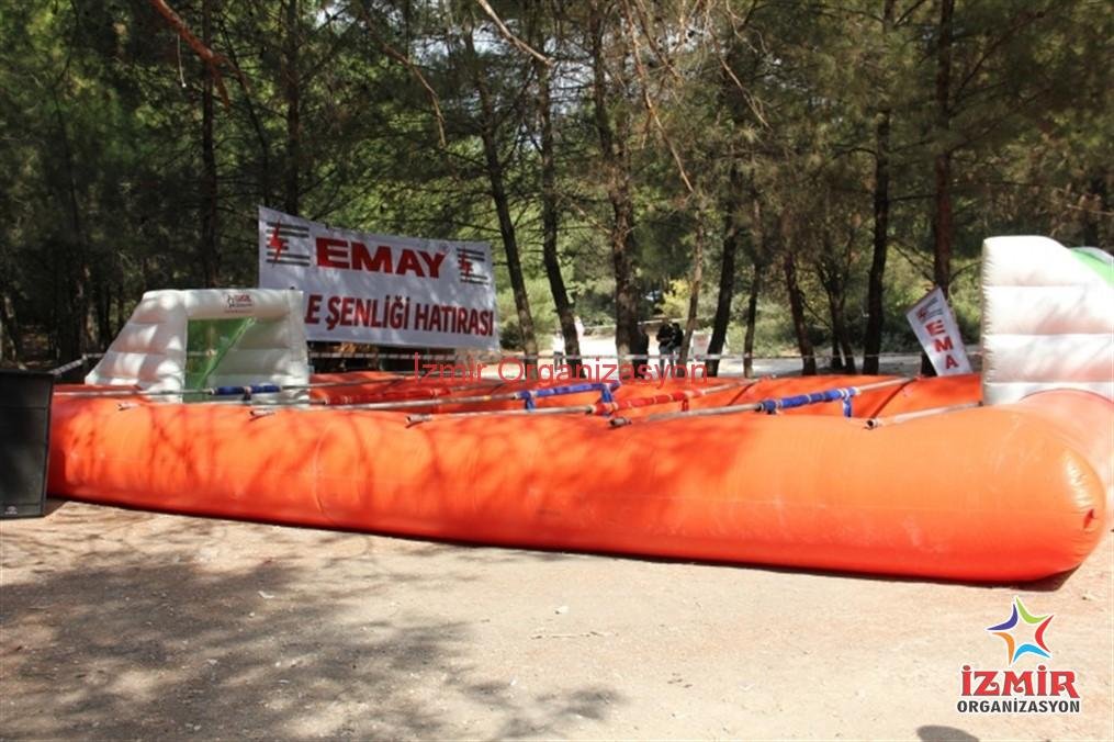 Turuncu Langırt Oyun Parkuru Kurulumu İzmir Organizasyon